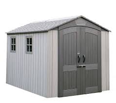 Lifetime Kunststoff Geratehaus Terra 204x344 Cm Zum Knallerpreis Netto Fundament Gartenhaus Gartenschrank Gerateschuppen