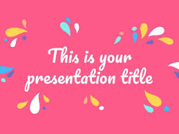 Free Colorful Powerpoint Template Google Slides Theme With Organic Shapes Google Slides Themes Presentation Template Free Powerpoint Template Free