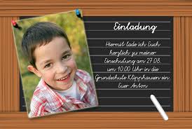 Einen guten start, lustige mitschüler und einen netten lehrer! Einladungskarte Einschulung Einladung Schulanfang Dankeskarten Shop