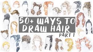 What is victorian hair art? How To Draw 50 Hairstyles Part 1 Ponytail Bun Half Up Half Down Fringe Bangs Hairline Etc Youtube