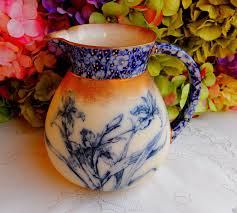 Rp Beautiful Antique Doulton Burslem Tapestry Pitcher Floral Blue Gold Ebay Com Royal Doulton China Royal Doulton Clay Pottery