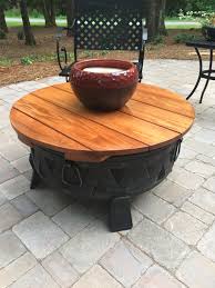 Custom Table Top Cover For Metal Fire Pit Fire Pit Materials Custom Table Top Metal Fire Pit