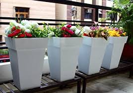 Check spelling or type a new query. Wonderland Pack Of 4 Rectangular Big Size Pp Pvc Plastic Pots Pot Planter In White For Garden Pots And Planters Balcony Planters Garden Planters For Garden Decor And Home Decoration Amazon In Garden
