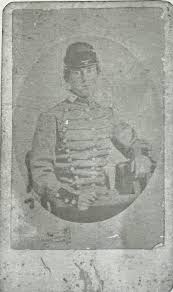 Maj. Bolling Hall of Elmore County, Alabama had 6 sons who served the  Confederacy. This is one of those sons, though exactly which one is not  known. A number of his sons