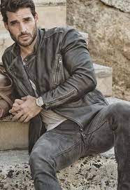 Pin By Maria Miranda On Nine Joseph Cannata Mens Fashion Rugged Leather Jacket Men