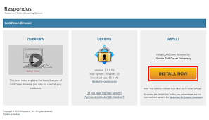Respondus lockdown browser is an online proctoring software that is used in the education field to monitor students while they take tests. Installing Respondus Lockdown Browser For Windows Florida Gulf Coast University Its
