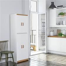 5) hodedah long standing kitchen cabinet with top & bottom enclosed cabinet space, white. Ameriwood Home Ameriwood Hannah Kitchen Pantry Cabinet 72 In White 4506 Rona