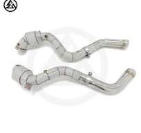 CSZ Sport Downpipe for Mercedes-Benz C63 C63S GLC63 W205 AMG M177 4.0T  Racing Downpipe With Heat Shield Exhaust System