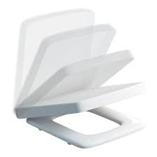 Toilet seats which fit on to conventional toilets but raise the user a few inches higher. Britton Cube Carbamide Soft Close Toilet Seat Buy Online At Bathroom City