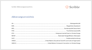 Maybe you would like to learn more about one of these? Das Abkurzungsverzeichnis Deiner Bachelorarbeit