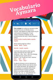 Aymara Vocabulario For Android Apk Download