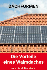 Das Walmdach Besonders Geeignet Fur Solaranlagen Walmdach Dach Dachformen