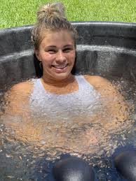 Paige VanZant on X: Smiling through the cold ice bath  t.cowxN2nb0wDA  X
