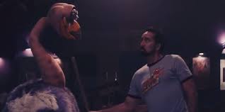 Willys wonderland trailer footage with first look at a new evil animatronic. Nicolas Cage Battles A Robot Ostrich In New Clip From Willy S Wonderland Bloody Disgusting