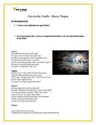 And as he grew he'd say, i'm gonna be like you dad. Cats In The Cradle Lyrics Pdf