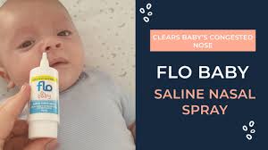 Saline helps to moisturize dry, crusty nasal cavities caused by things like low humidity, heated environments, air travel, allergies or colds. Flo Baby Saline Nasal Spray Youtube