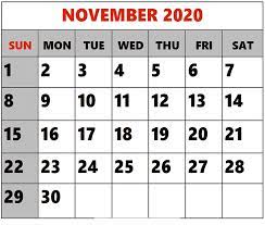 Download november 2020 calendar as html, excel xlsx, word docx, pdf or picture. Show Calendar For November 2020 Kalendar Kuda Free Printable Blank Holidays Calendar Wishes Images Template