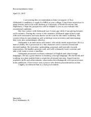 See a sample letter and cover letter to modify if your employer isn't used to such requests. Sample Recommendation Letter For O1 Visa Sample Recommendation Letter For O1 Visa Download From 104 196 124 218 Click Here To Download Sample Course Hero