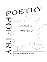 Check spelling or type a new query. Poetry Booklet Gr 10