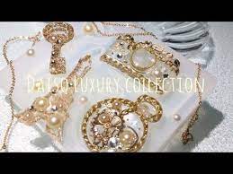 194 uvレジン ダイソーモールドで ラグジュアリーコレクション resin luxury collection youtube 樹脂ジュエリー アクセサリー 手作り アクセサリー