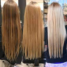 Process Of Going Platinum Blonde In Sessions Blonde Process Perfect Hair Color Color Correction Hair