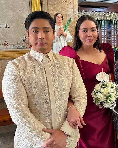 Lovebirds ✨️✨️❤️❤️ Coco Martin with the love of his life Julia Montes
