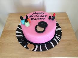 Happy Birthday Cake Pics For Best Friend Make Up Birthday Cake Best Friend Cake Friends Cake Cake