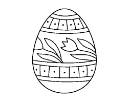 Coloring pages are fun for children of all ages and are a great educational tool that helps children develop fine motor skills, creativity and color recognition! Easter Egg With Tulips Coloring Page Coloringcrew Com