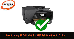 The full solution software includes everything you need to install and use your hp printer. Solved How To Bring Hp Officejet Pro 6978 Offline To Online