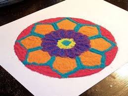 How To Create A Sand Mandala Thumbnail Sand Art Projects Sand Art Crafts Colored Sand Art