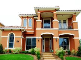 Warline painting gallery | vancouver painting estimate. Adorable Orange House Exterior Design Blended With Dark Iron Balcony Fence Also Smal Exterior Paint Colors For House Exterior House Colors House Paint Exterior