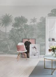 Jungle Land Verdant Moderne Tapeten Tapete Wohnzimmer Wandtapete