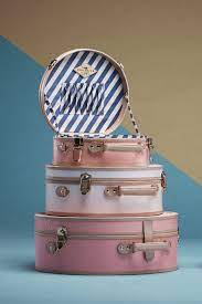 Steamline At Home Vintage Inspired Luggage For Both Travel And Home Decor Travel Beautifully In 2021 Hat Boxes Luxury Luggage Sets Vintage Luggage