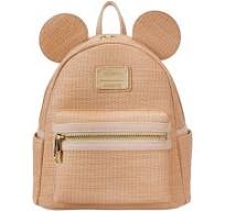 Mini-rucksack Mit Gewebter Mickey-textur - Disney Loungefly