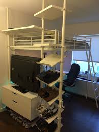 Tromso Sleep Work Play Fortress Ikea Hackers Ikea Loft Bed Ikea Loft Bed Frame