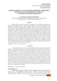 Sr yang merupakan mahasiswa fakultas psikologi (fpsi) unm penerima bidikmisi menjelaskan bahwa memang benar dana bidikmisi sampai saat ini belum cair. Pdf Dampak Pemanfaatan Beasiswa Bidikmisi Mahasiswa Program Studi Pendidikan Sosiologi Universitas Negeri Makassar