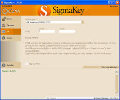 Ver los modelos que trabaja. Sigma Key Dongle Imei Repair Unlock Frp Reset