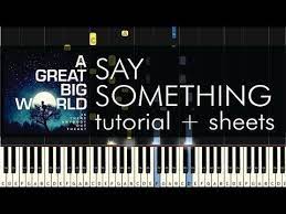 Print And Download Say Something Sheet Music By Dpsm Arranged For Piano Instrumental Solo In D Major Sku M Easy Piano Sheet Music Piano Tutorial Piano Sheet