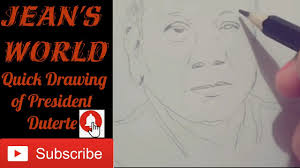 Check spelling or type a new query. Drawing Ideas Quick Drawing Of President Duterte President Rodrigo Roa Duterte Visual Arts Youtube