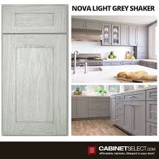 When most homeowners go for monochromatic in the kitchen, they'll opt for a timeless bright white. Nova Light Gray Kitchen Cabinets By Forevermark Cabinetselect Com