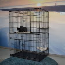 Cage Chat 131 Cm Cielterre Commerce Cage Chat Cage Parc Chien