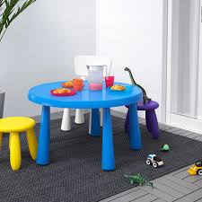 This year, ikea has vibrant colored rugs, bright lanterns, and tons of fun planters for container gardens. Mammut Children S Table In Outdoor Blue 85 Cm Ikea