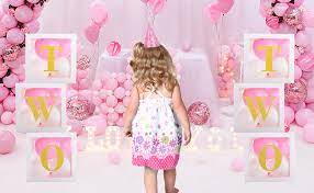 Check spelling or type a new query. Amazon Com 2Âº Bebe Nina Fiesta De Cumpleanos Globos Cajas Decoraciones Dos Letras Con Globos Para Ninas 2 Anos De Edad Fiesta De Cumpleanos Dos Dulces Accesorios De Fotos Decoraciones Suministros Health