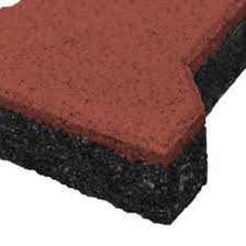 Elle est faite de main roulé feutre en brique rouge avec un centre de velours teint main dans une belle aqua pâle, (un peu plus écologique que le montre l'image) et le détail de la. Brique En Caoutchouc 43 Mm Rouge