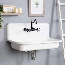 We did not find results for: 36 Cast Iron High Back Farmhouse Sink Vintage Tub Bath