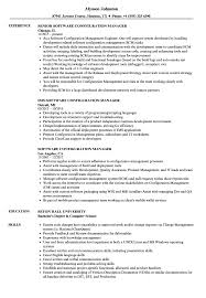 software configuration manager resume