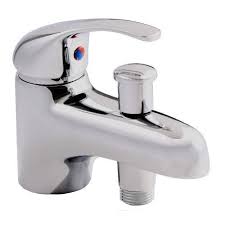 Mitigeur Monotrou De Baignoire Chrome Brillant Edona Mitigeur Baignoire Et Douche