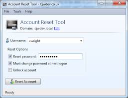 An authorized it staff member would open the active directory . Free Ad Account Reset Tool Cjwdev