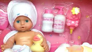 Oyuncak Bebek Banyo Yapma Oyun Seti Baby Toy Bathing Playset Banyo Yapma Bebek Oyuncaklari Bebek