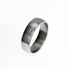 Men S Modern White Gold Wedding Band With Matte And Polished Finishing By Torkkelijew Modern Wedding Rings Titanium Rings For Men Palladium Mens Wedding Bands